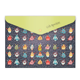 1650-0290 Plastic envelope A4 Cute Monsters