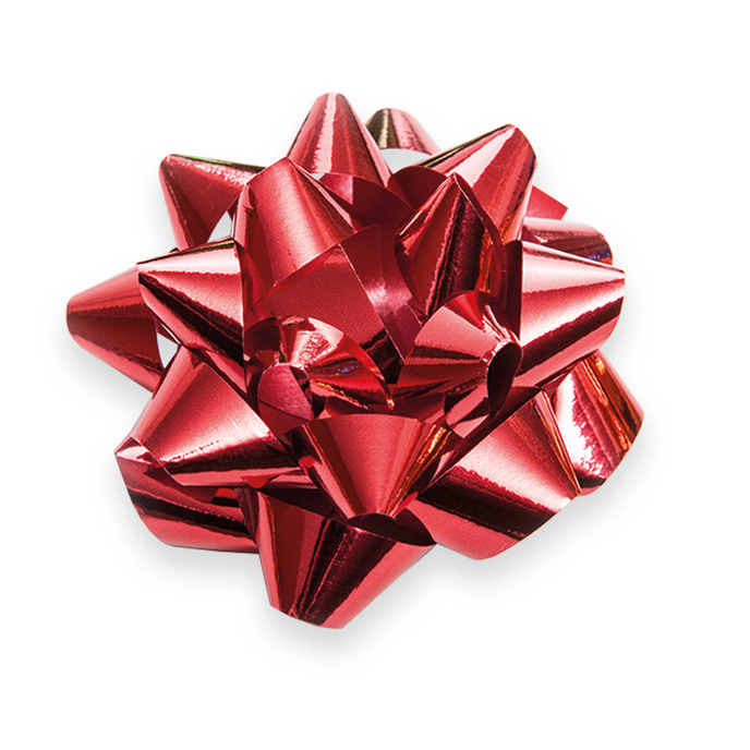 2002-8007-2 Rozeta, průměr 75mm, červená