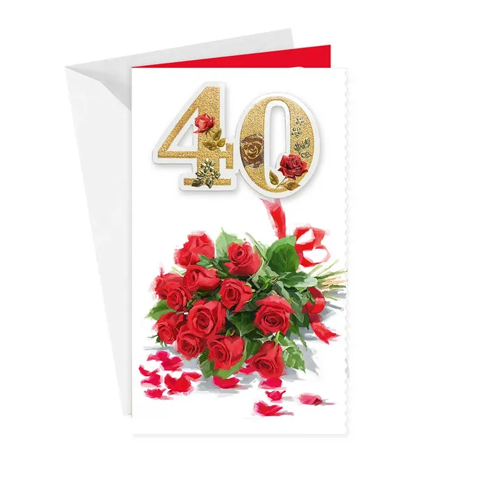 15-6565 Blahopřání gratulační  CZ/40