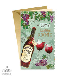 15-6601 Blahopřání gratulační otočník CZ