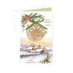 11-6507 Christmas greeting card CZ