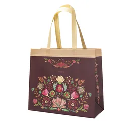 2034-0389 Gift non-woven bag Floral scape