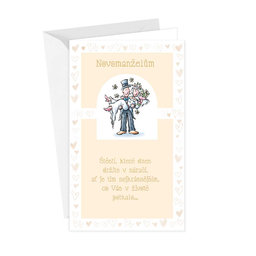 13-6147 Wedding greeting card CZ