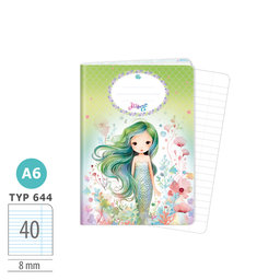 1598-0412 Sešit A6, 40 listů, TYP 644 Mermaid