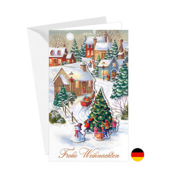 11-6133 Christmas greeting card DE