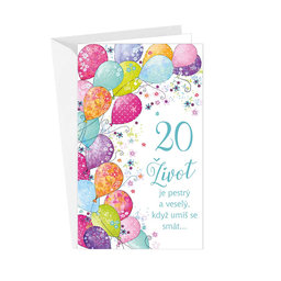 15-6376 Greeting card  CZ/20