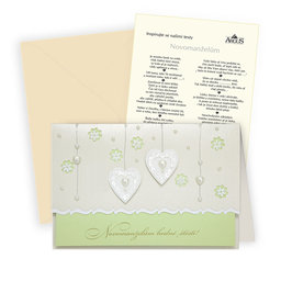 33-4012c Wedding greeting card CZ