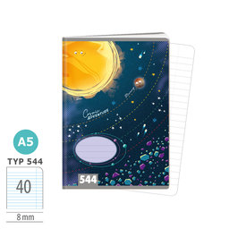 1592-0428 Sešit A5, 40 listů, TYP 544 Cosmic adventure