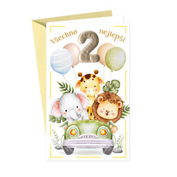 17-6044 Greeting card for children CZ/2