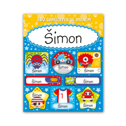 1114-0098 Tear-off block with stickers - 15 sheets, Šimon