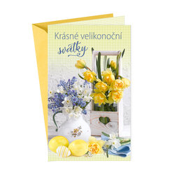 12-698 Easter greeting card CZ