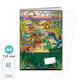 1582-0388 Sešit A4, 40 listů, TYP 444 Jurassic ADVENTURE