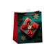 0843-0469 H Dárková taška vánoční LESKLÁ