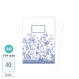1598-0367 Sešit A6, 40 listů, TYP 644 Bloom