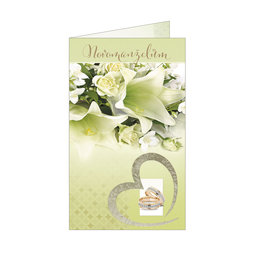 13-6056 Wedding greeting card CZ