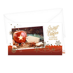 11-6354 Christmas greeting card CZ