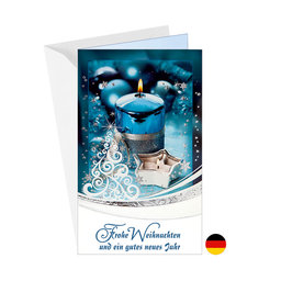 11-6160 Christmas greeting card DE