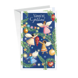 11-6444 Christmas greeting card CZ