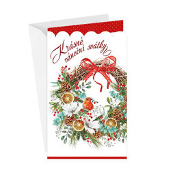 11-6517 Christmas greeting card CZ