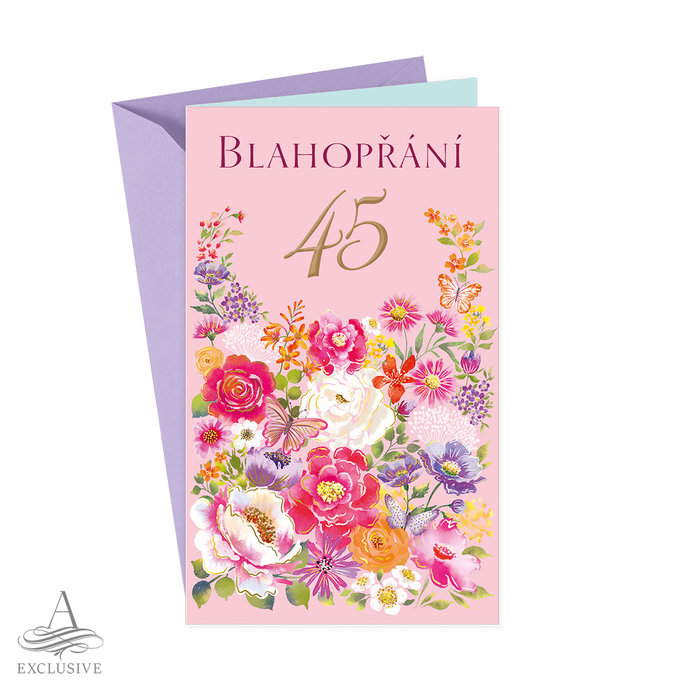 15-6596 Blahopřání gratulační CZ/45