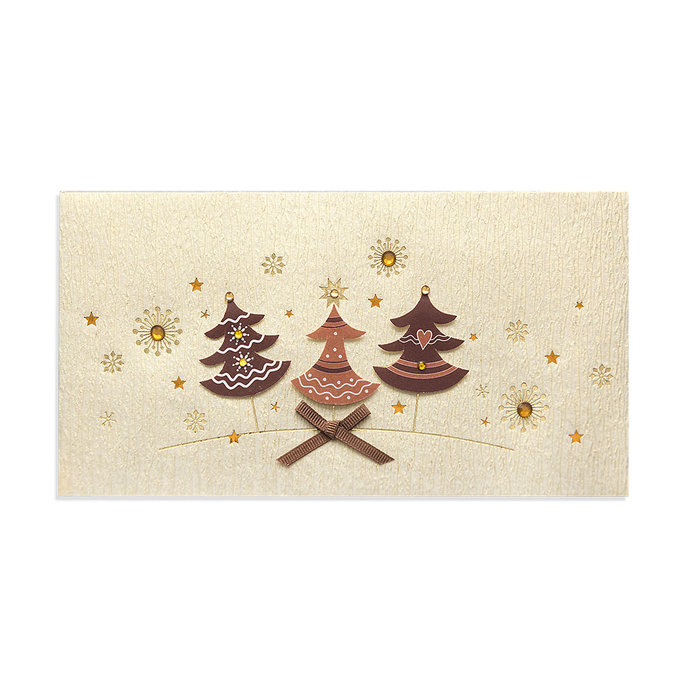 1072-1012 Obálka handmade, vánoční
