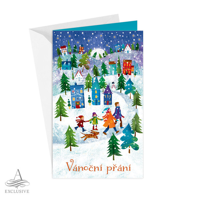 11-6475 Christmas greeting card CZ
