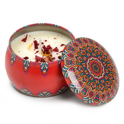 2358-0008 Mandalová svíčka - CITRONOVÁ TRÁVA