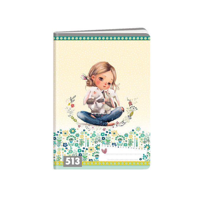 1594-0311 Sešit A5, 10 listů, TYP 513 Yoga girl