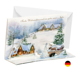 11-5009 Christmas greeting card DE