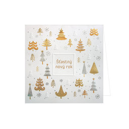 91-421 Christmas greeting card CZ