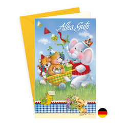 17-692 Greeting card for children DE