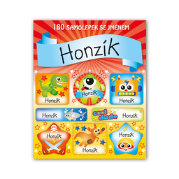 1114-0083 Tear-off block with stickers - 15 sheets, Honzík