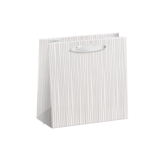 7721-0004 Dárková taška SILVER STRIPES