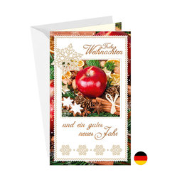 11-6321 Christmas greeting card DE