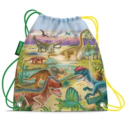 1830-0388 Sáček na přezůvky / sportovní potřeby Jurassic adventure