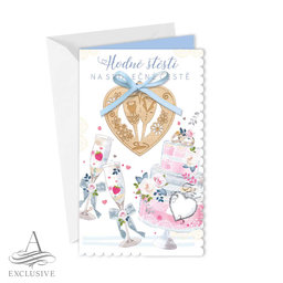 13-6156 Wedding greeting card - DO CZ