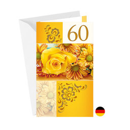 15-6300 Greeting card glued component DE/60