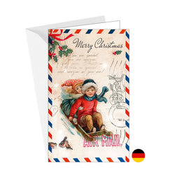 11-5014 Christmas greeting card DE