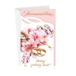 13-6172 Wedding greeting card CZ