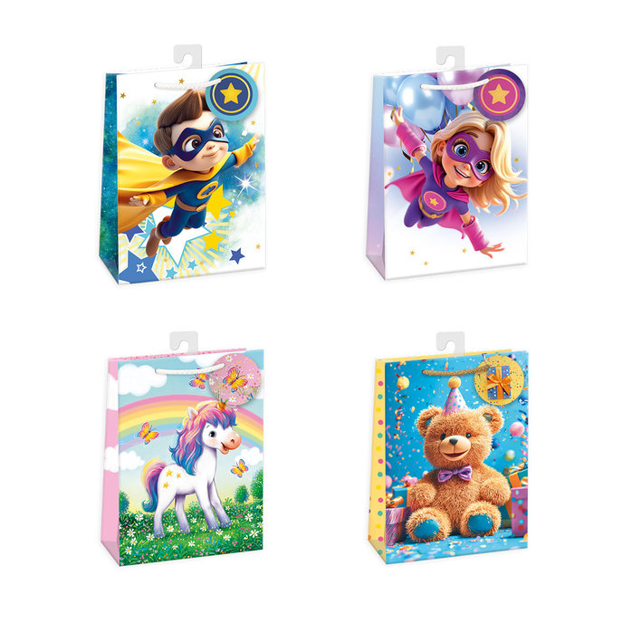 0785-0013 H Dárková taška mix.