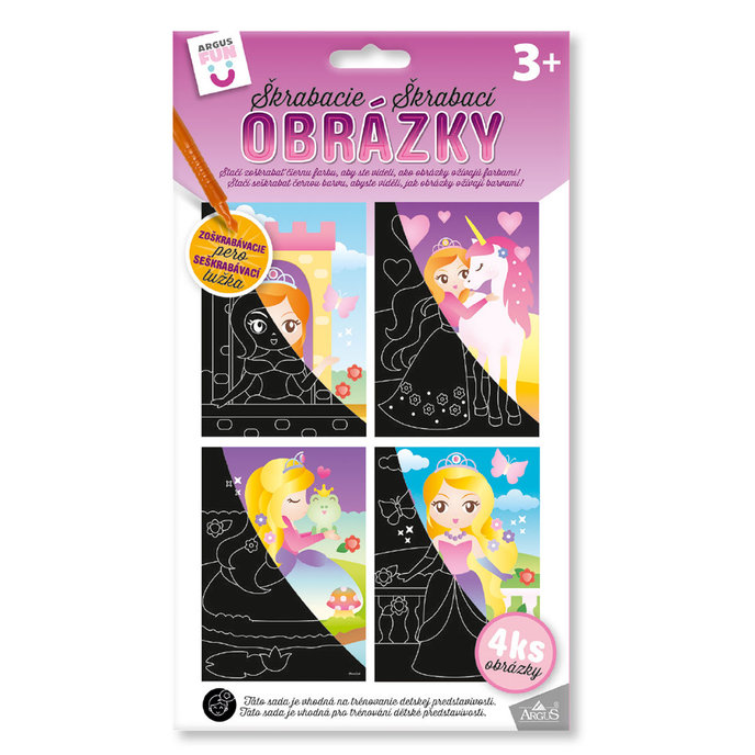 1936-0004 Kreativní sada - Škrabací obrázky