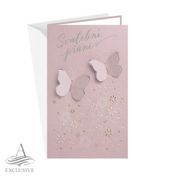 13-431B Wedding greeting card CZ