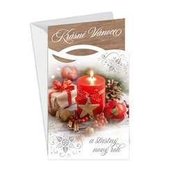 11-6523 Christmas greeting card CZ