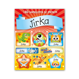 1114-0101 Tear-off block with stickers - 15 sheets, Jirka