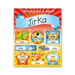 1114-0101 Trhací blok se samolepkami - 15 listů, Jirka