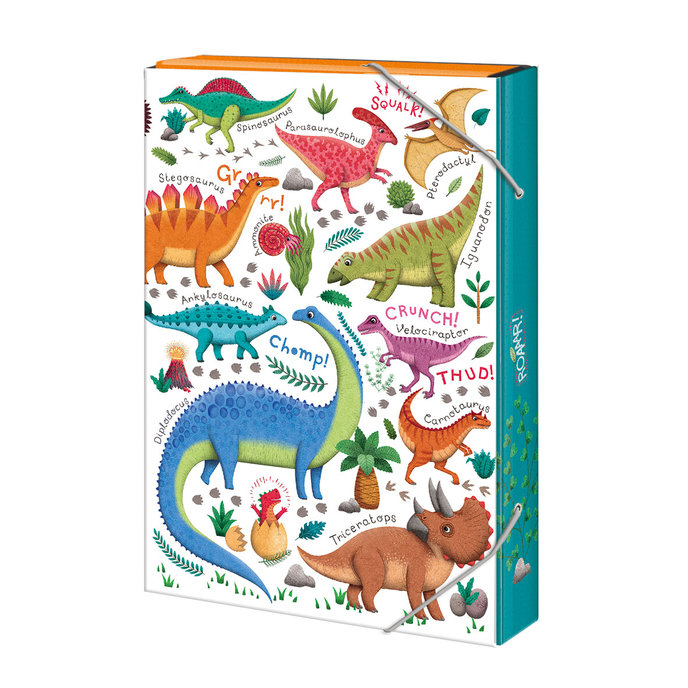 1231-0425 Box na sešity A4 Roaaar!