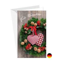 11-6312 Christmas greeting card DE