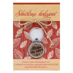 2322-0043 Greeting card with keyring
