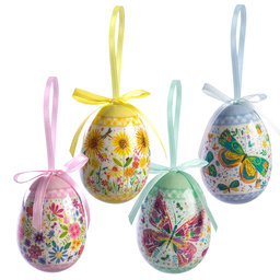 2346-0005 Easter decoration - Easter eggs, h. 75mm, pkg. 4ks