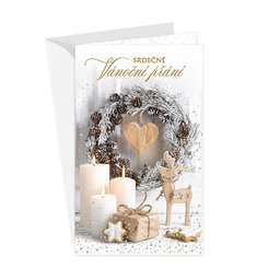 11-6520 Christmas greeting card CZ